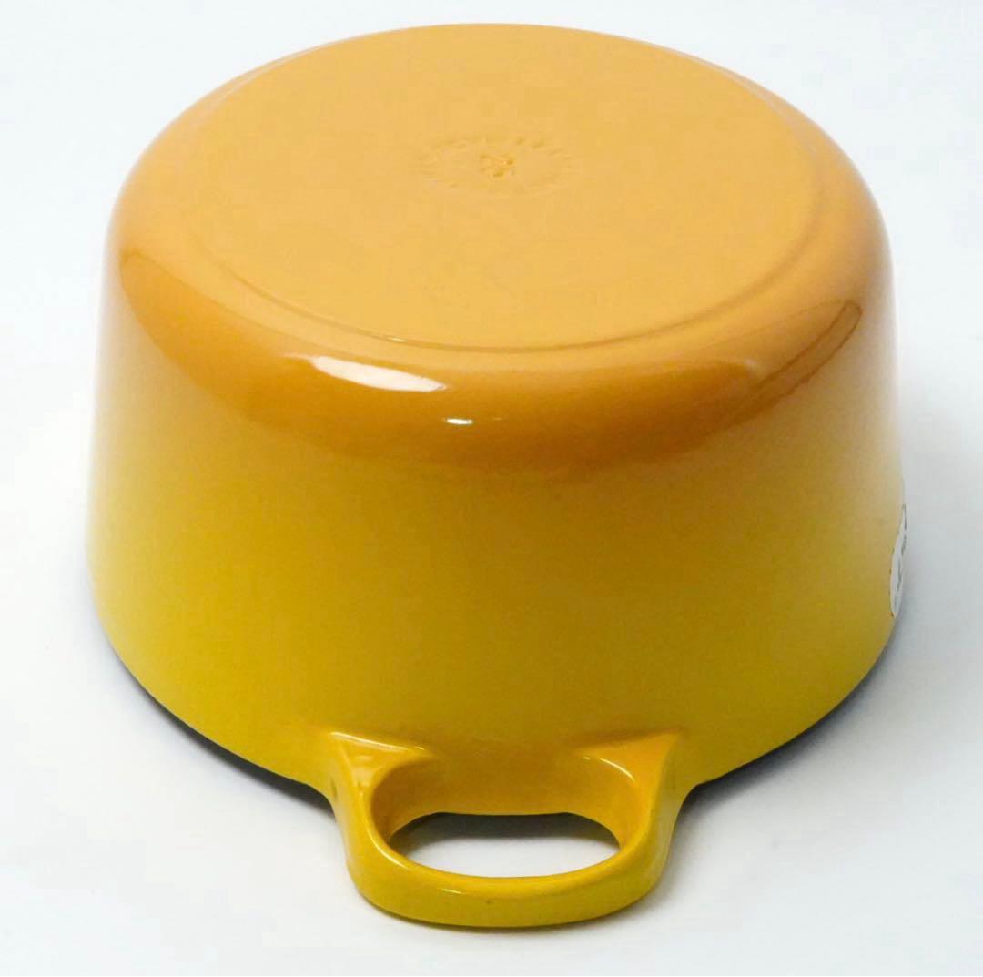 【美品】LE CREUSET　ココット オーバル　ディジョンイエロー　25cm
