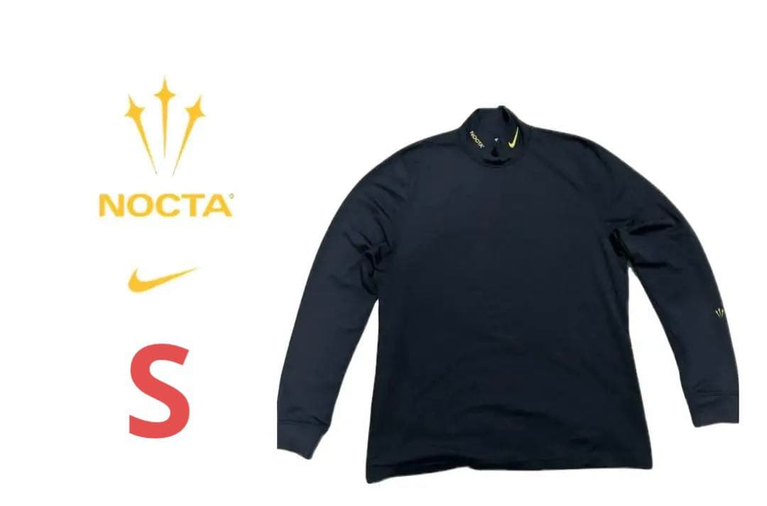 【美品】ナイキ　ノクタ　モックネックロングTシャツ　S