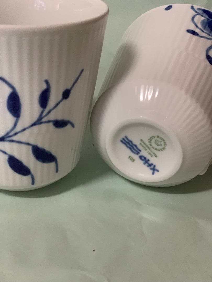 ロイヤルコペンハーゲン　ブルーフルーテッドメガシリーズ4点セット、