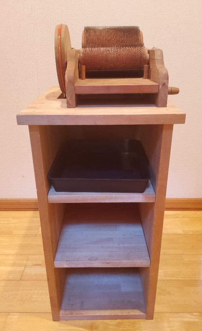 アシュフォード社 ドラムカーダー 塵取り受け付きカスタムスタンド