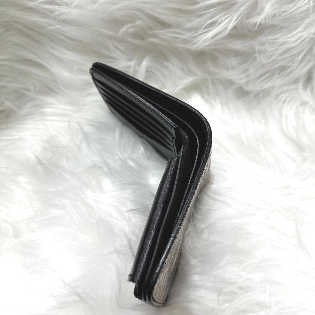 【極美品】ALZUNI ミニマム財布 ダイヤモンドパイソン 二つ折り財布 高級感