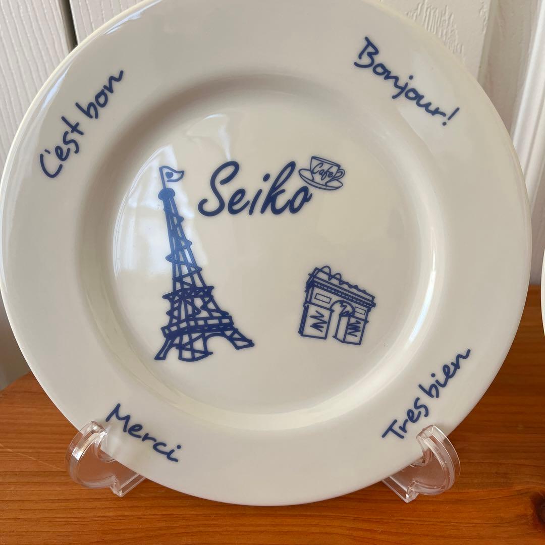 松田聖子　レア　お皿　プレート　　ペア　食器