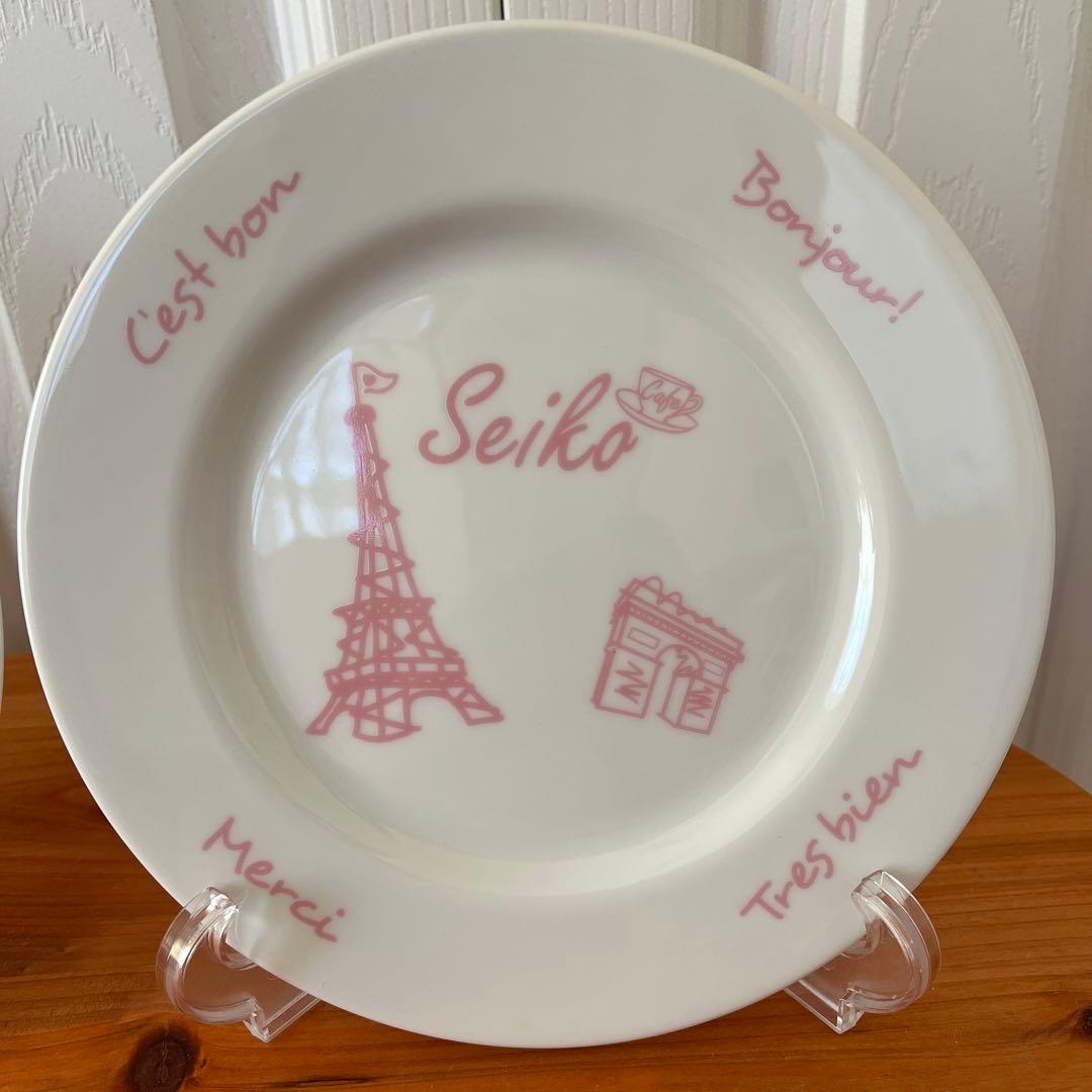 松田聖子　レア　お皿　プレート　　ペア　食器