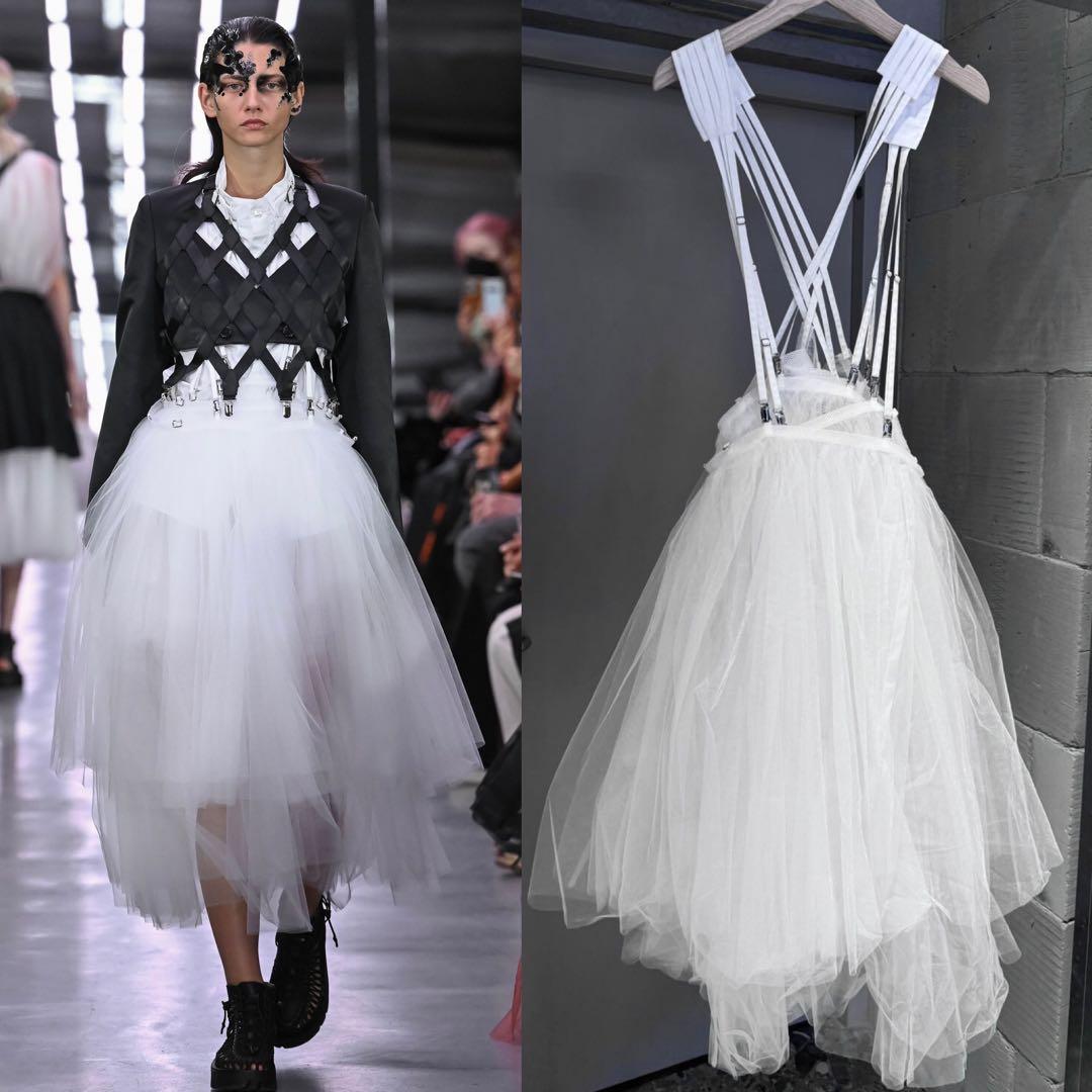 ノワールケイニノミヤ コムデギャルソン チュールジャンパースカート