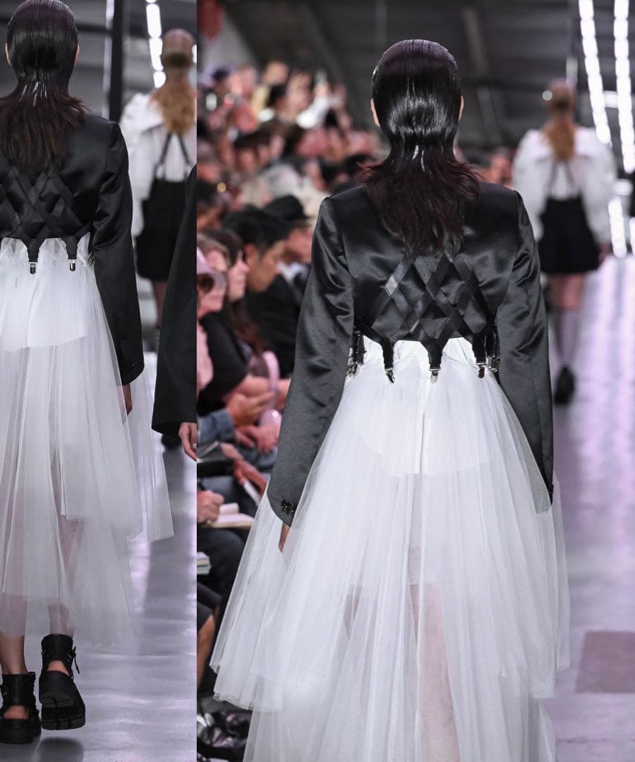 ノワールケイニノミヤ コムデギャルソン チュールジャンパースカート