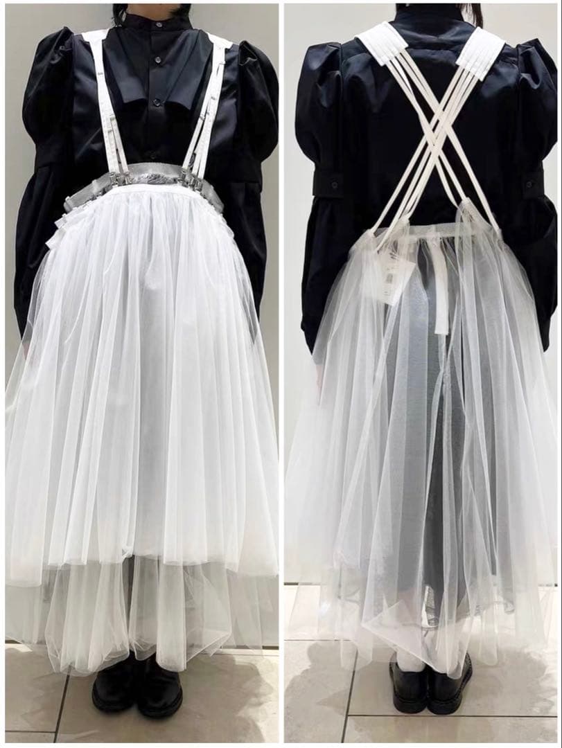 ノワールケイニノミヤ コムデギャルソン チュールジャンパースカート