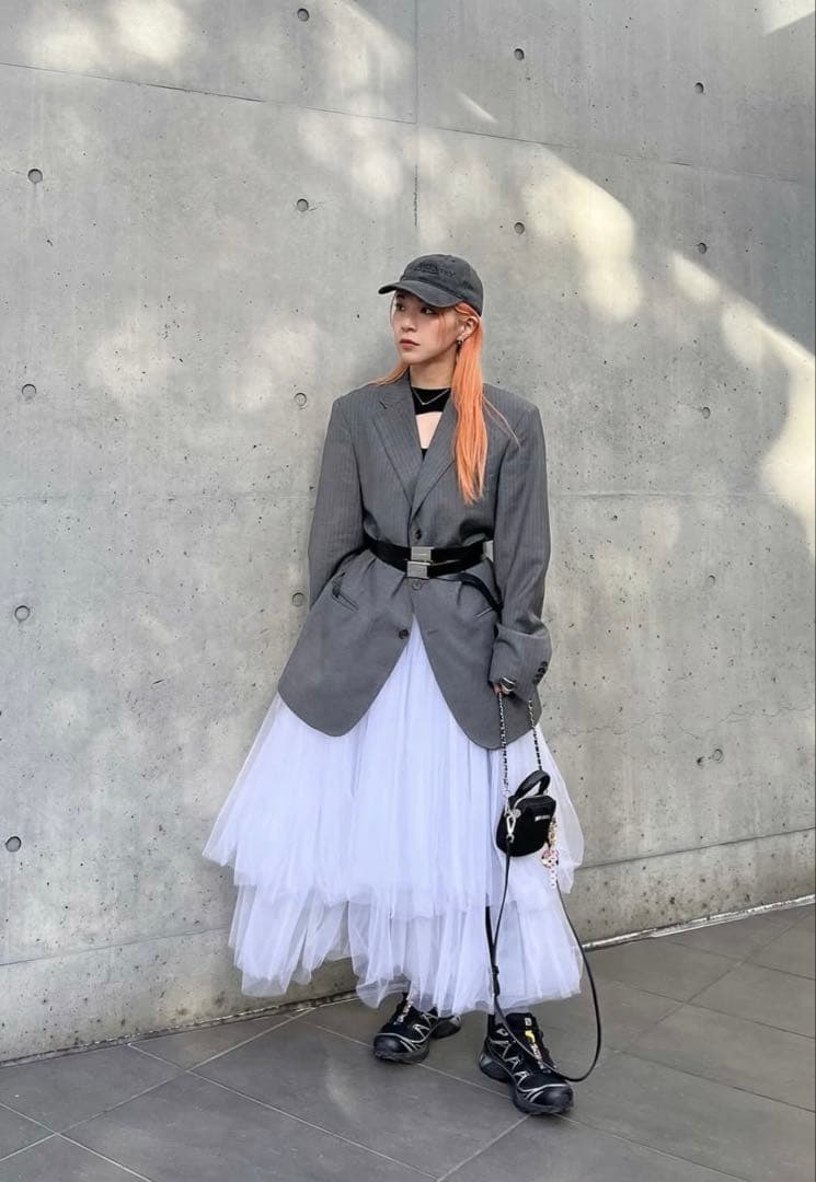 ノワールケイニノミヤ コムデギャルソン チュールジャンパースカート