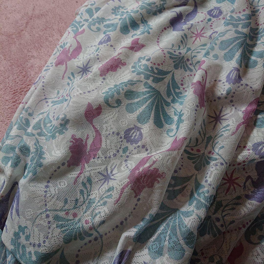 ず*ち様 ベルメゾン アリエル カーテン レース4枚セット　遮光カーテン　ディズ