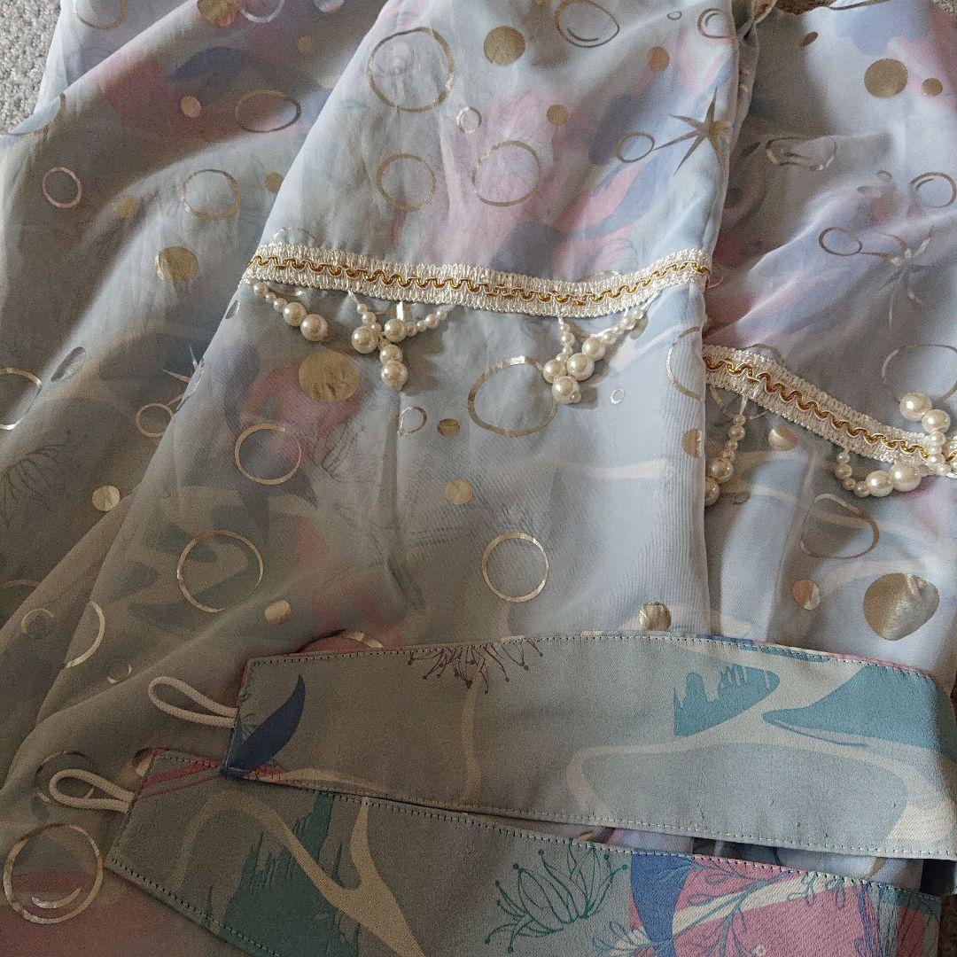 ず*ち様 ベルメゾン アリエル カーテン レース4枚セット　遮光カーテン　ディズ