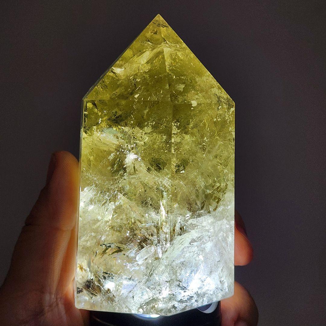 天然シトリン 黄金の輝き＆レインボー 商売繁盛・金運アップ