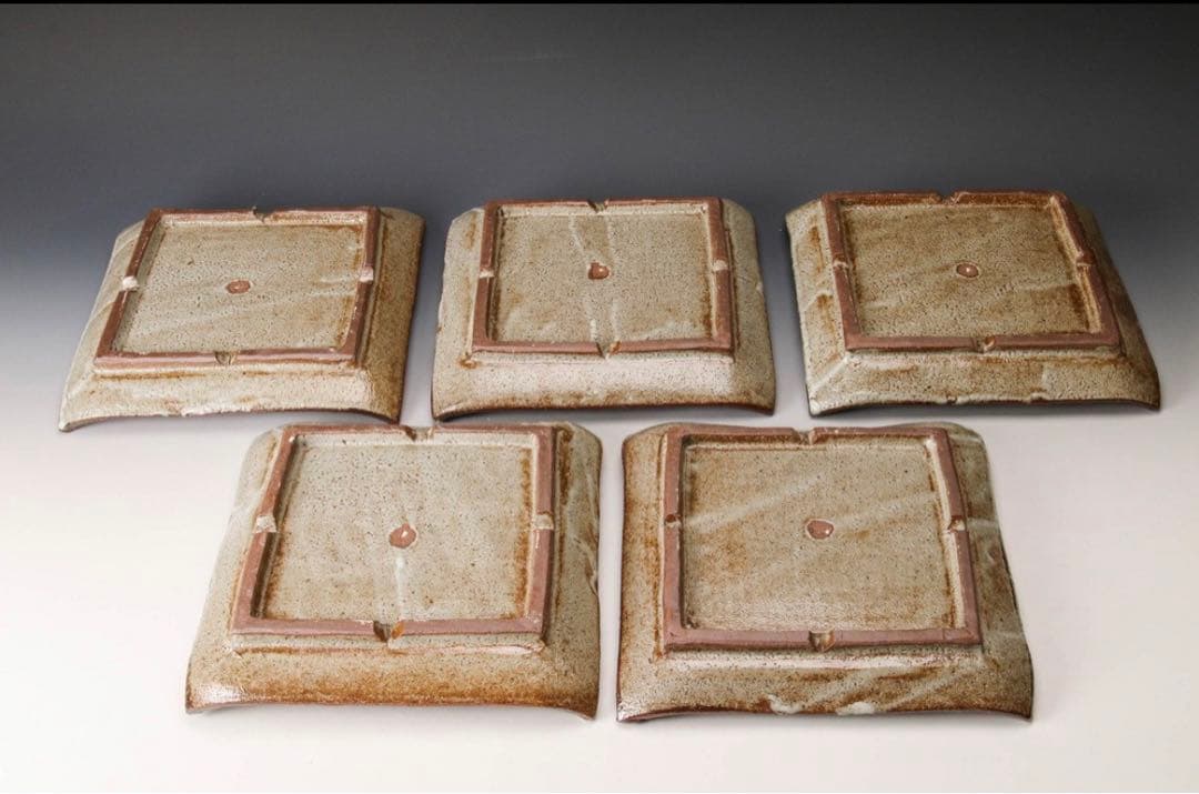 【極レア】40万円 梅華皮角皿 五客 銘々皿