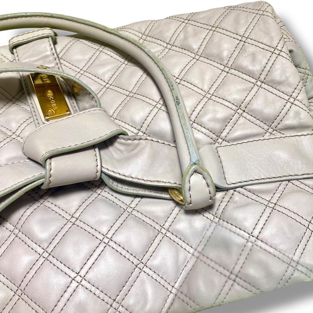 MARC JACOBS マークジェイコブス　キルティングレザー　トートバッグ　革