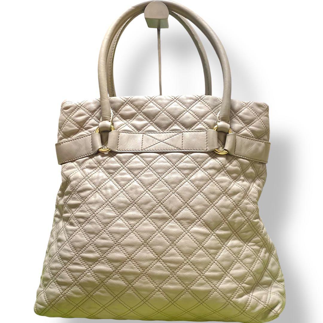 MARC JACOBS マークジェイコブス　キルティングレザー　トートバッグ　革