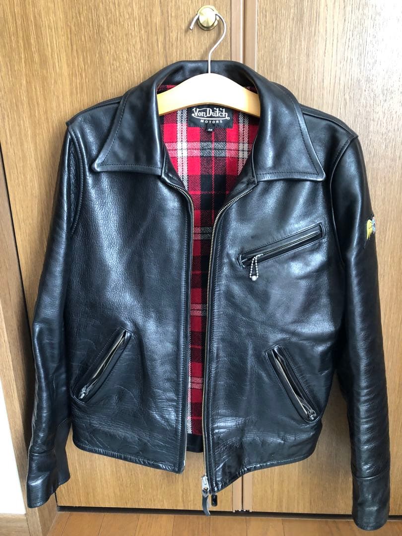 VonDntch motors 革ジャン（馬革）