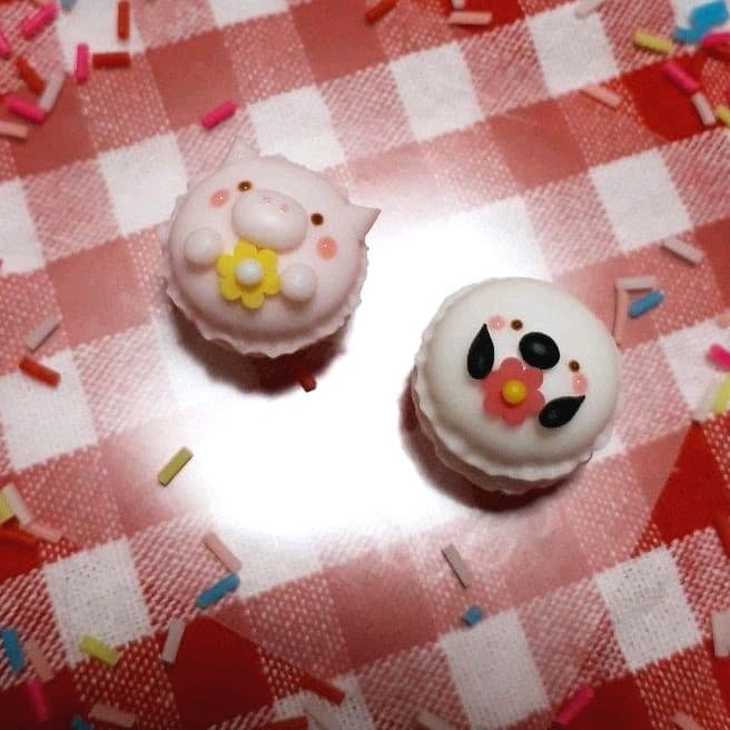 アニマルマカロン♡シマエナガ&ぶた