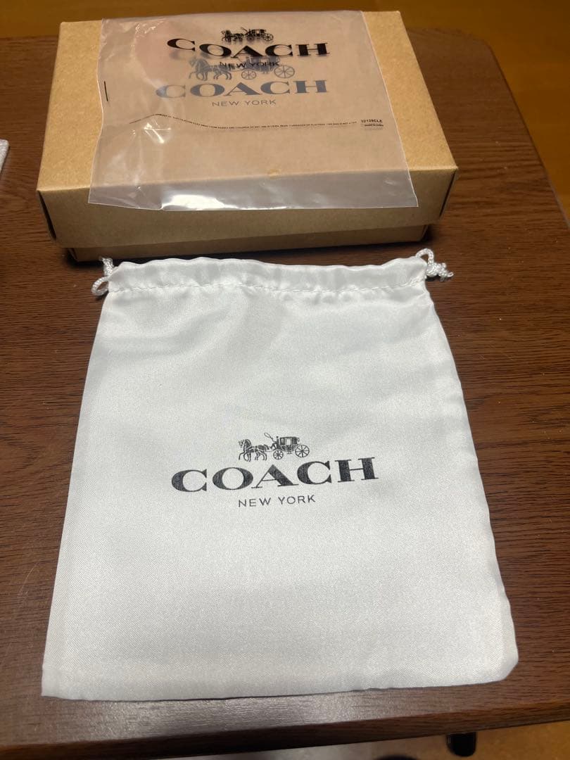 ヅッチー　コーチ 財布 COACH メンズ 二つ折り財布 ケース付