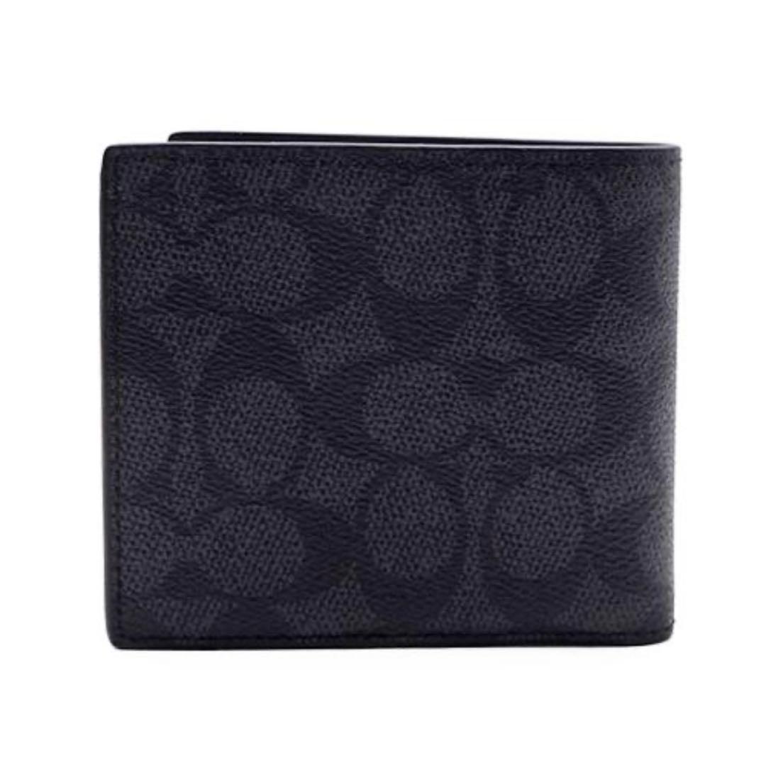 ヅッチー　コーチ 財布 COACH メンズ 二つ折り財布 ケース付