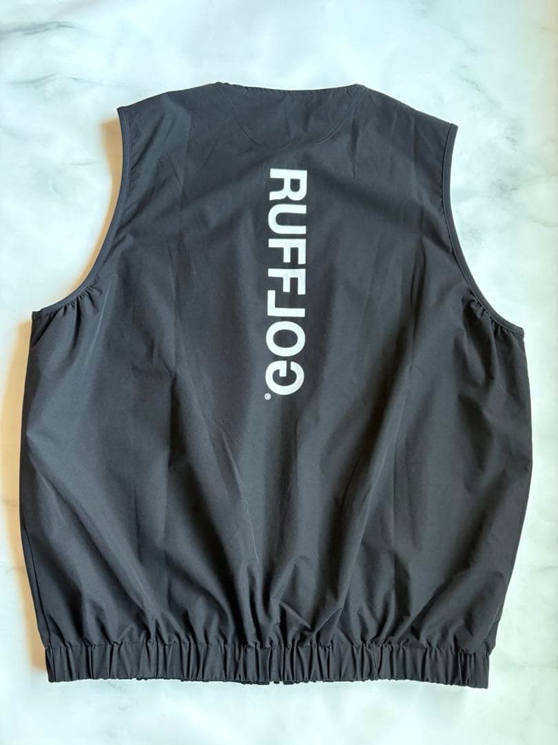 ラフロッグRUFLOG FLEX PLAYFIELD VESTベスト ブラックL