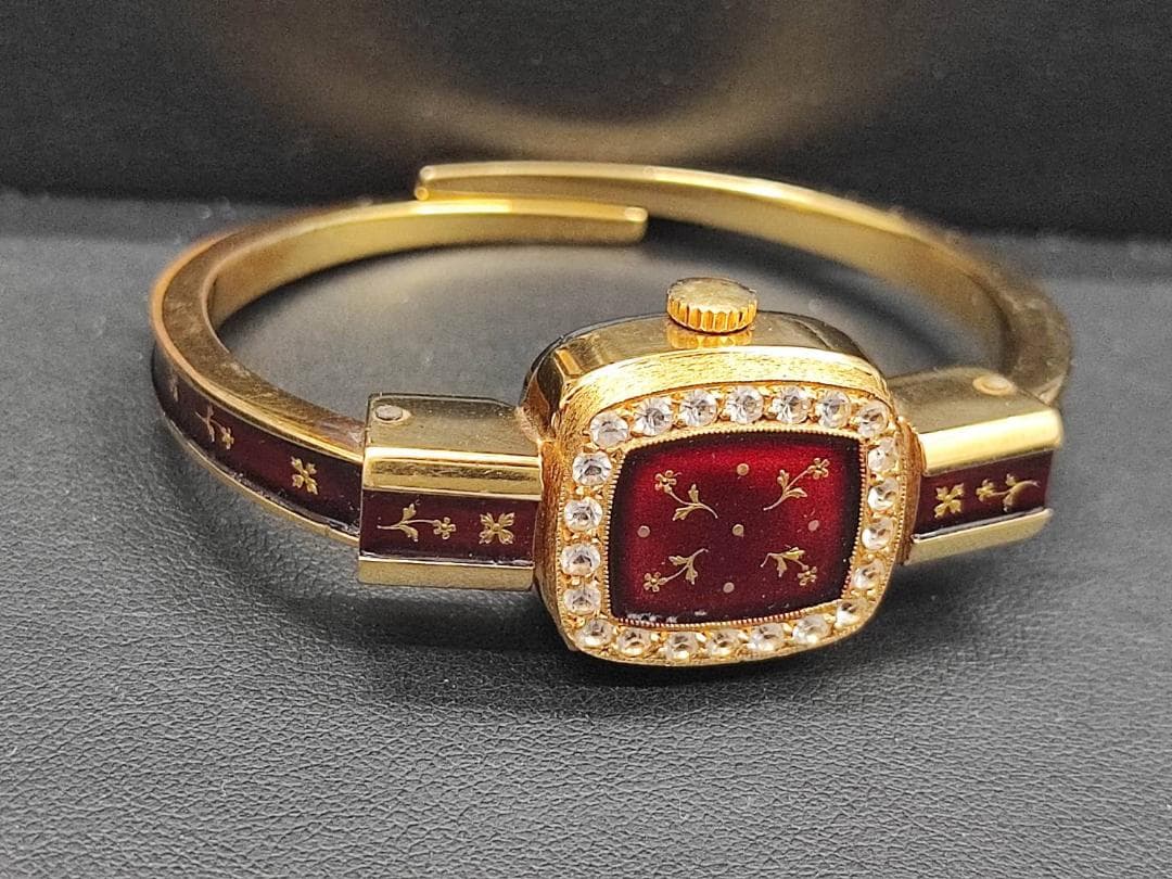 Chandler 17jewels 手巻き腕時計 バングル 稼働品