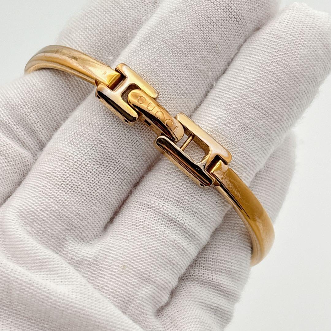 【希少・電池新品・完備】GUCCI 1400L ゴールド GG柄 ラウンド