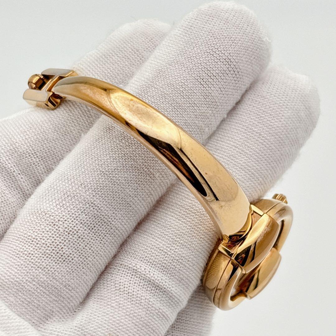 【希少・電池新品・完備】GUCCI 1400L ゴールド GG柄 ラウンド