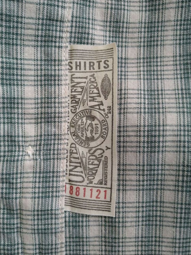 フリーホイーラーズ ワイドスプレッド メイラー チェックシャツ 半袖 15 M