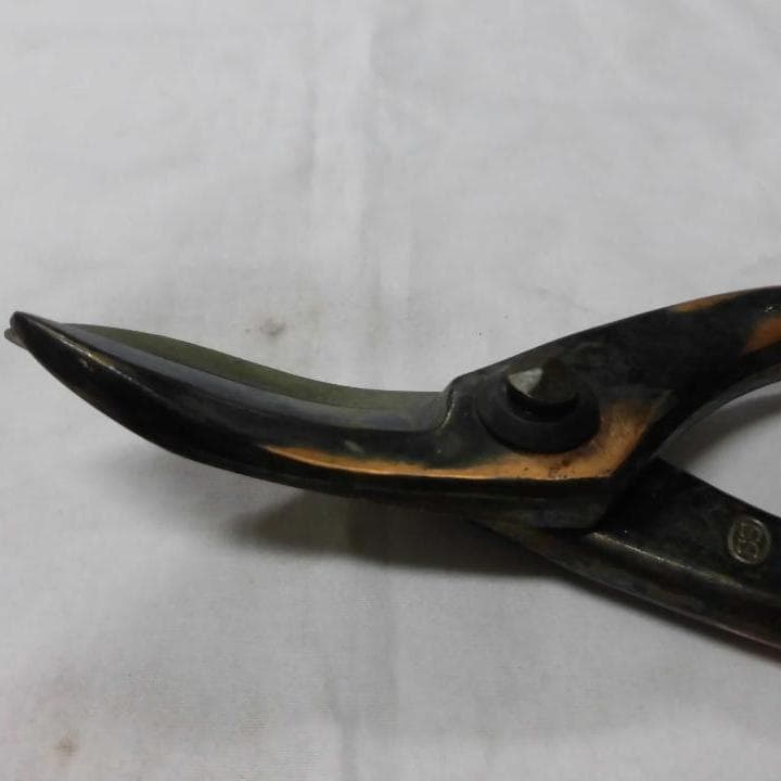 喜光板金鋏　柳刃210㎜　ブロンズ仕上げ