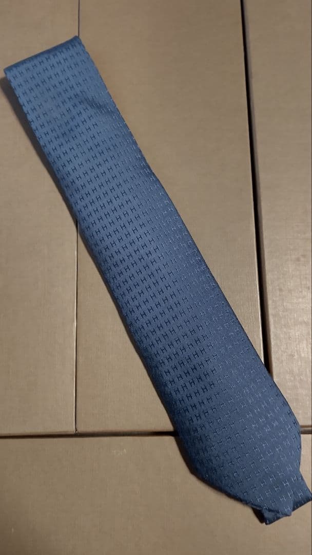 shopsへ移行【HERMES】 エルメス①［ネクタイ］H柄　ファソネ