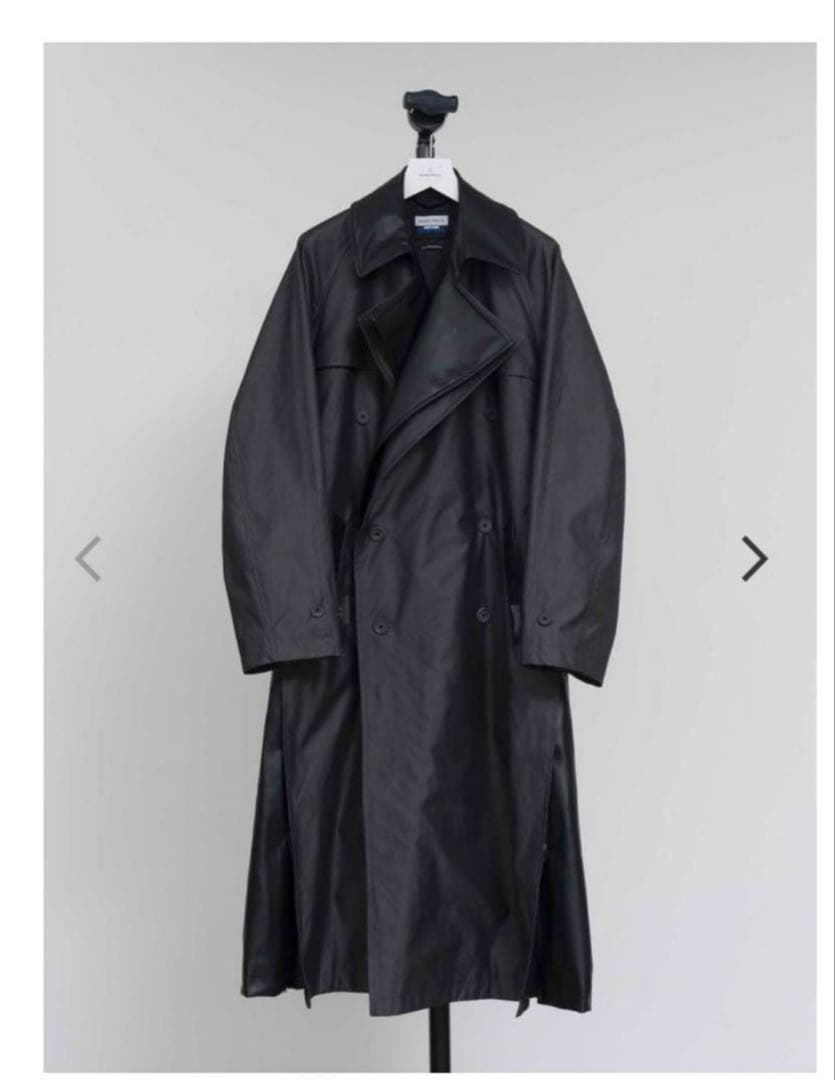 MAISON SPECIAL ダブルカラーレザーロングコート