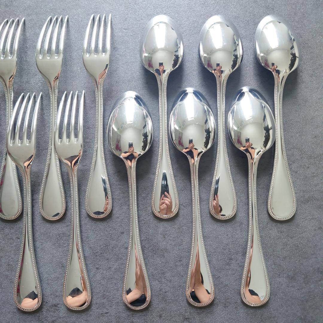 美品 クリストフル パール デザートサイズ 18点