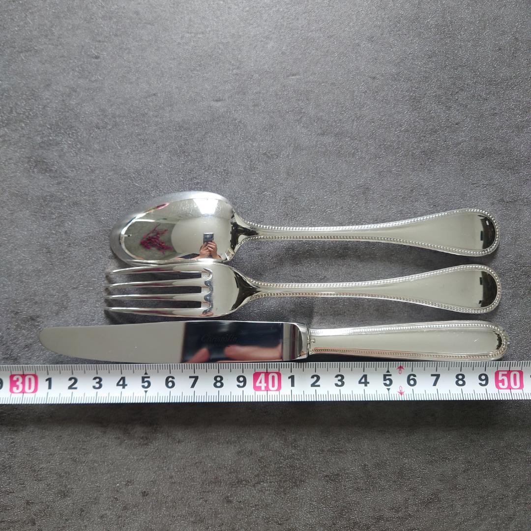 美品 クリストフル パール デザートサイズ 18点