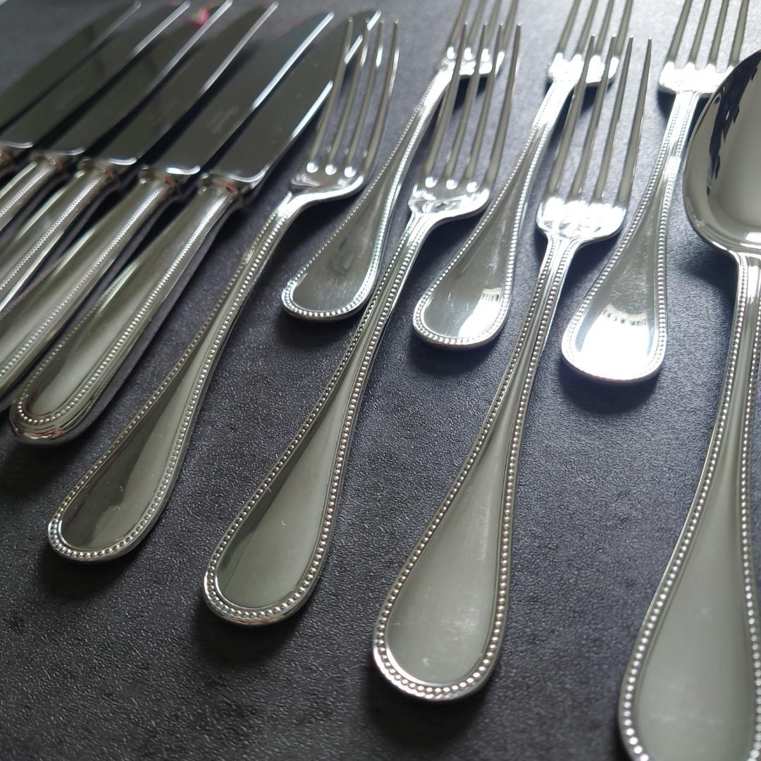 美品 クリストフル パール デザートサイズ 18点