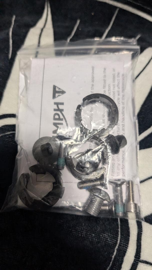 トライアンフ純正 バーエンドミラー