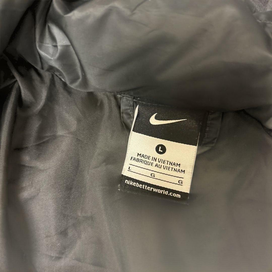 Nike Ｌ　メンズ　ブラックベンチコート ダウン