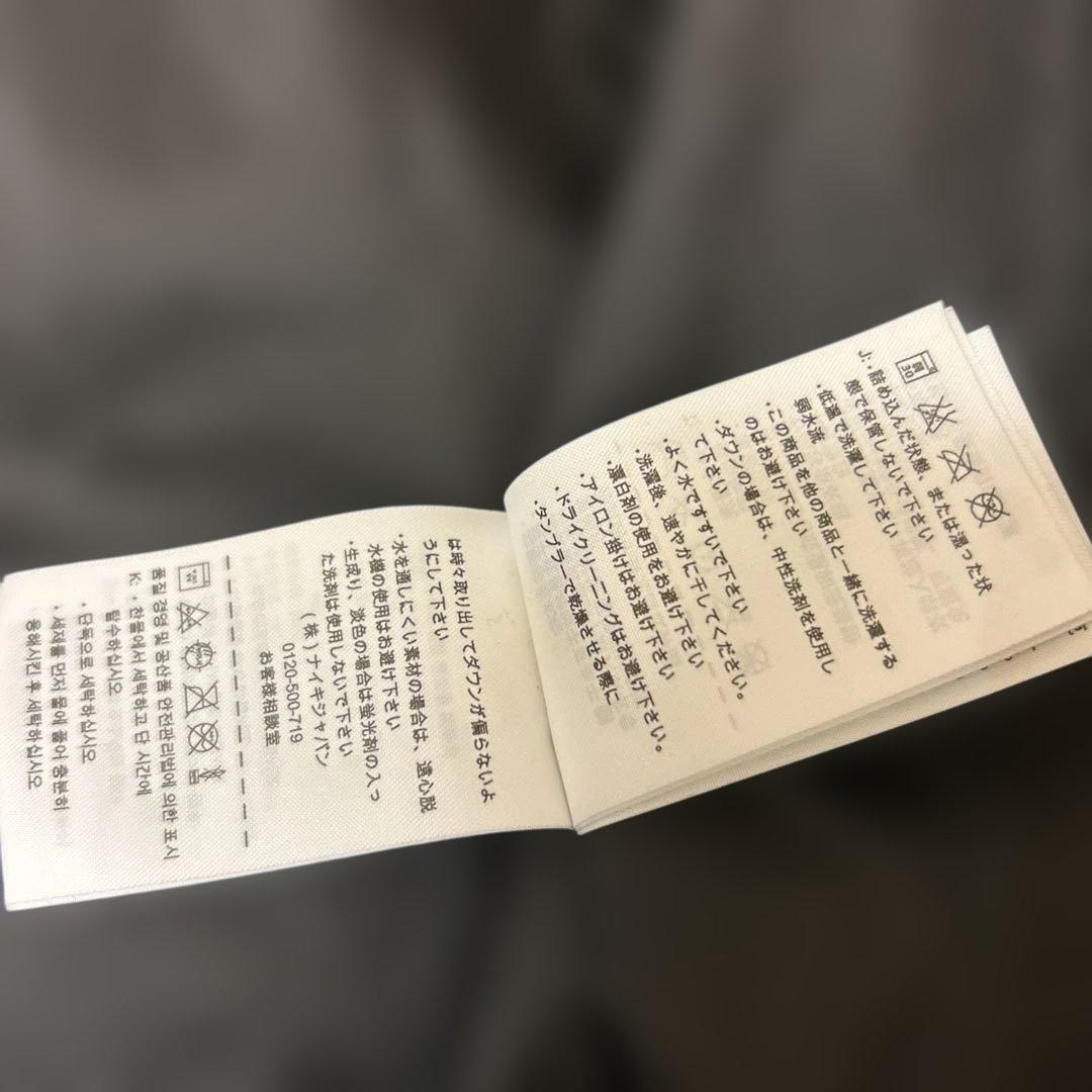 Nike Ｌ　メンズ　ブラックベンチコート ダウン