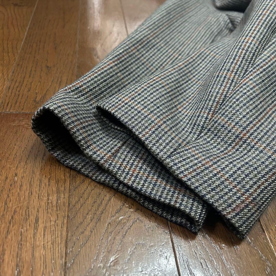 極美品 オーラリー ダブルブレストコート ガンクラブチェック サイズ0
