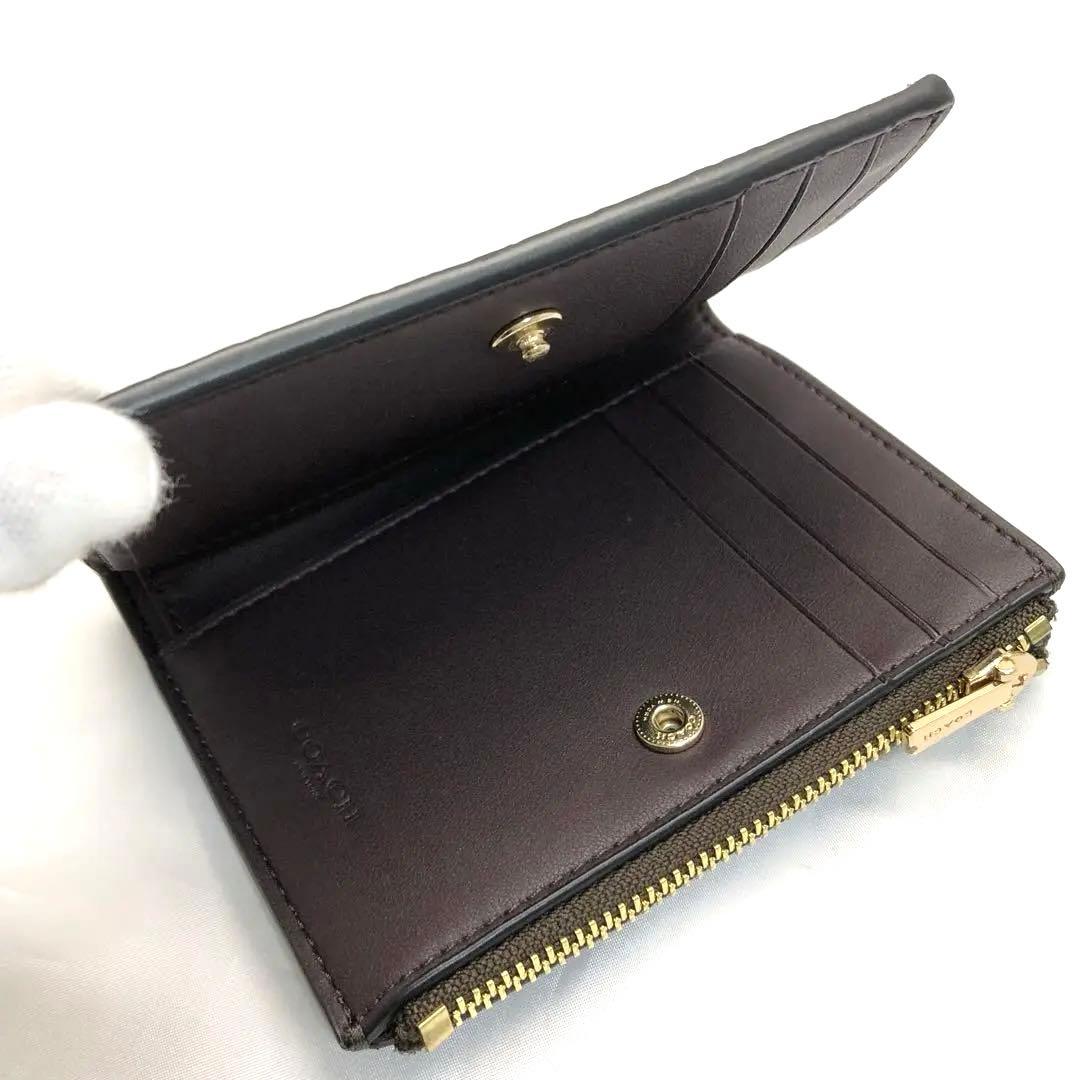 【ラヴ ✨】　COACH コーチ　二つ折り　財布　シグネチャー