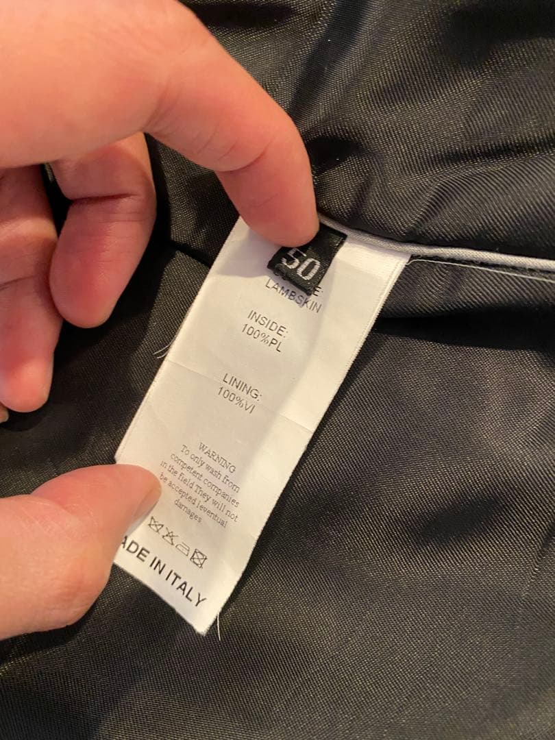 エンメティ　アンドレア　50 レザージャケット