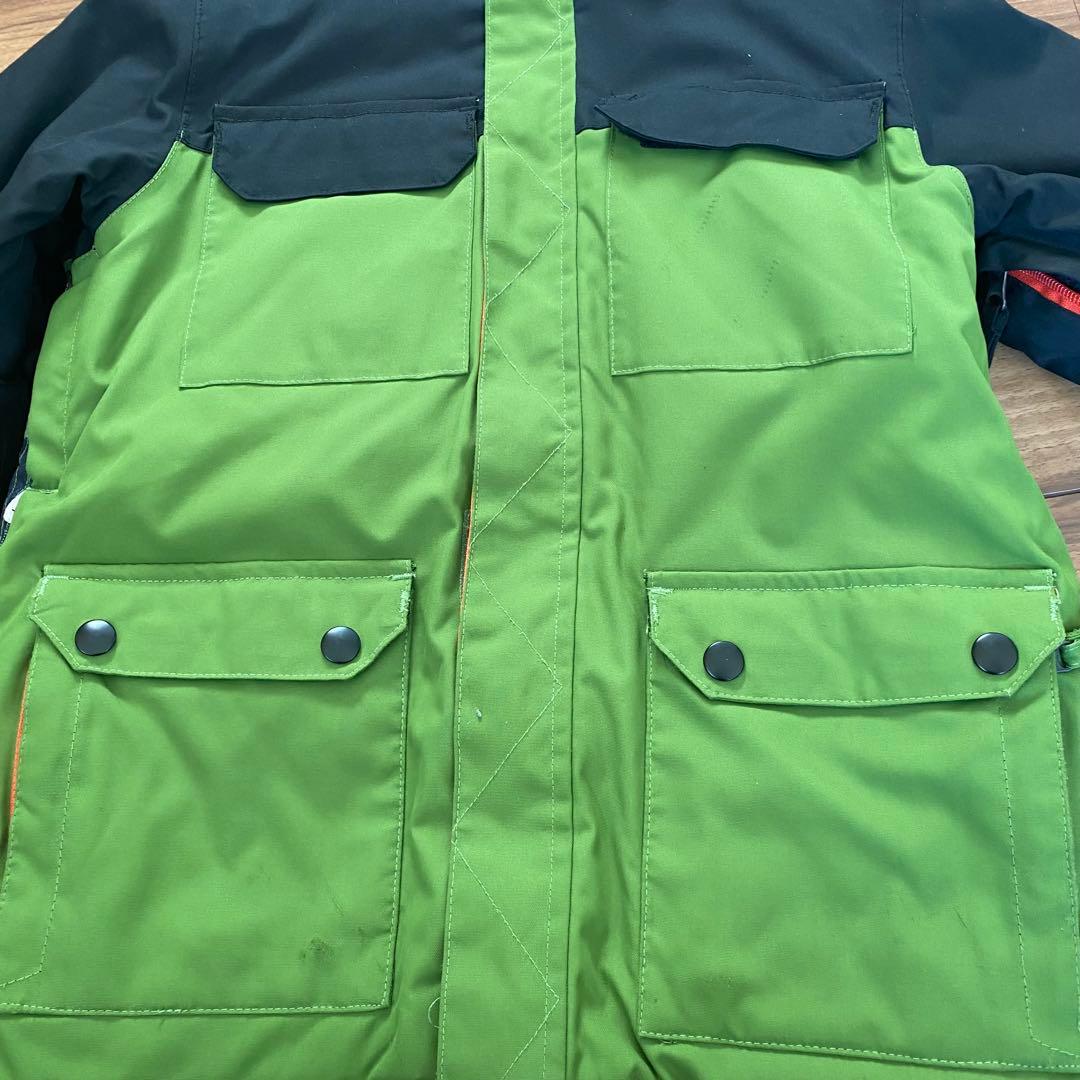 スノーボードウェア 686 S オレンジ　カーキ　セットアップ　上下