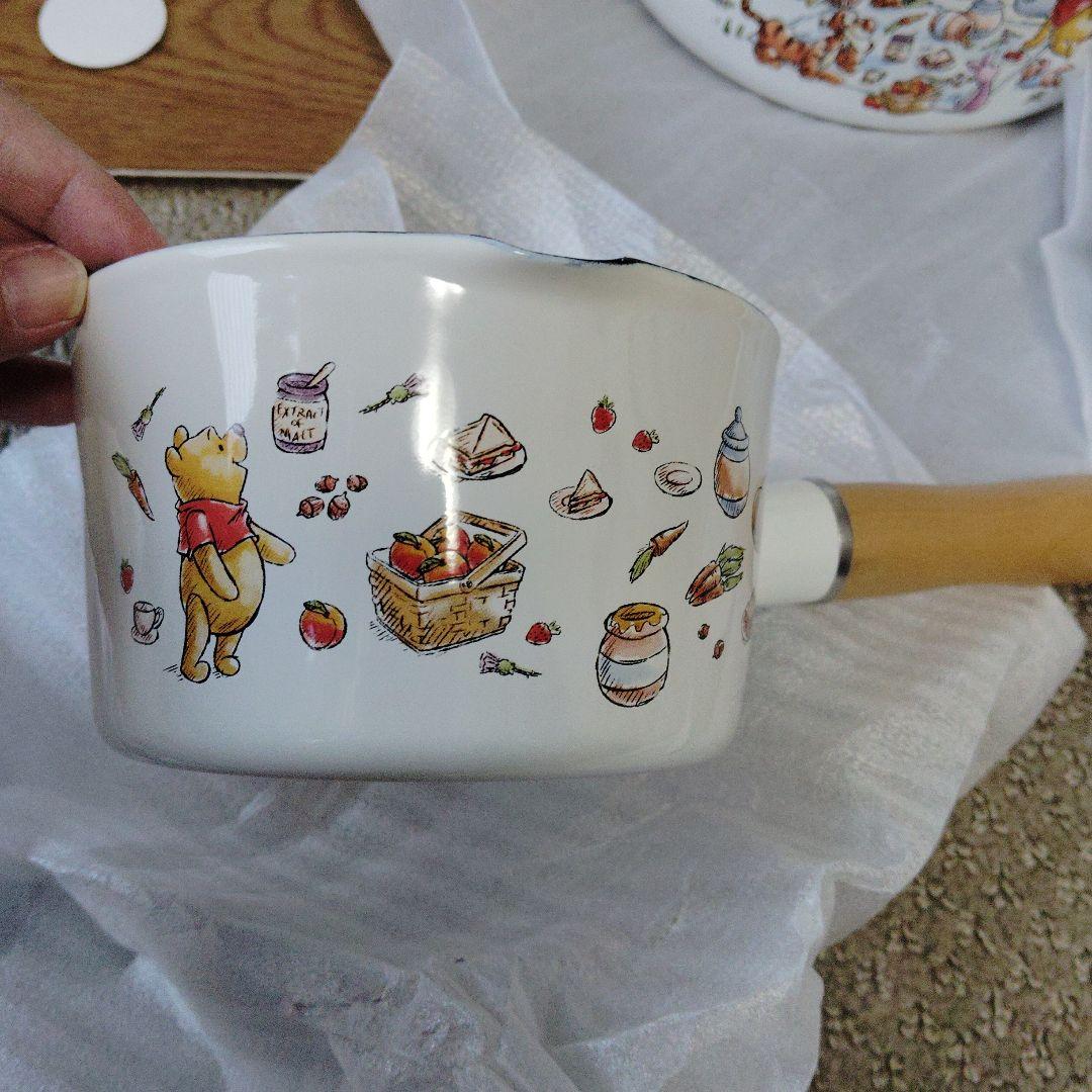 ディズニー ホーローケトル・ミルクパン・バターケースセット