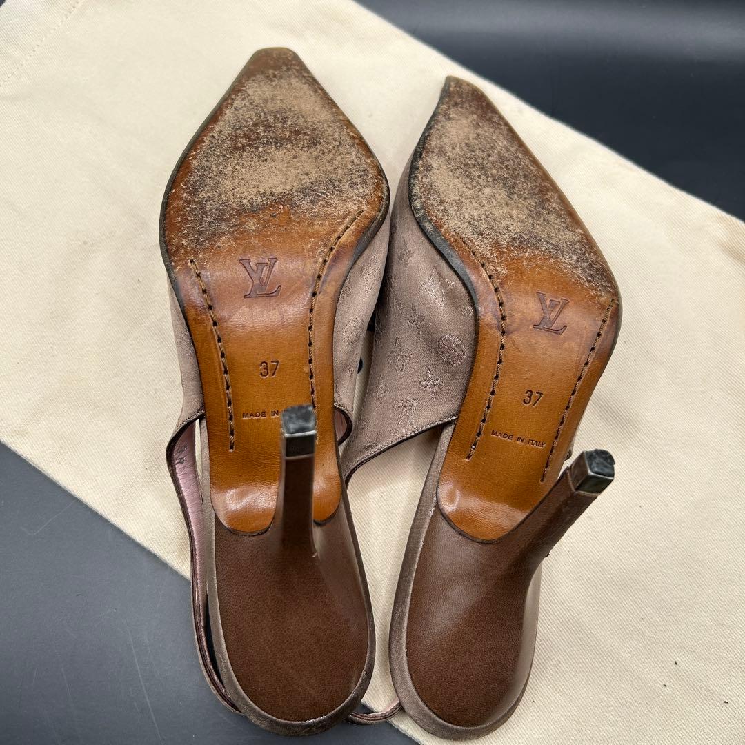 Louis Vuitton ルイヴィトン パンプス モノグラム スリングバッグ