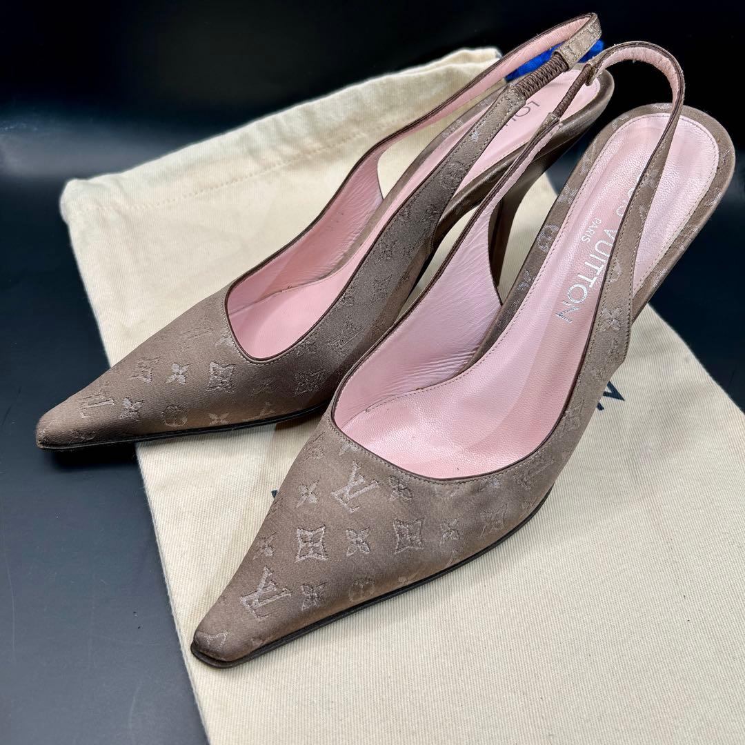 Louis Vuitton ルイヴィトン パンプス モノグラム スリングバッグ