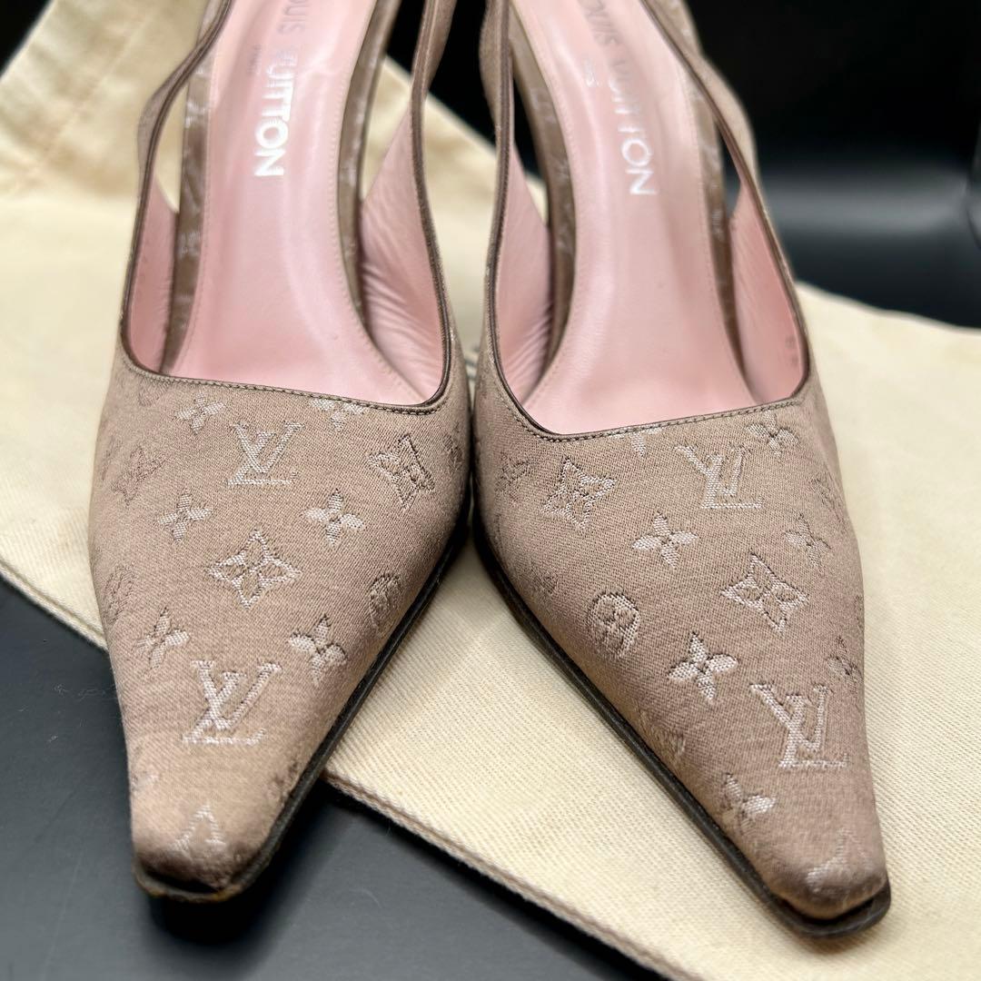 Louis Vuitton ルイヴィトン パンプス モノグラム スリングバッグ