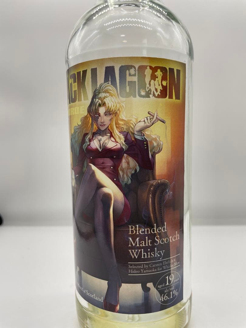 Blended Whisky 2001 19y BLACK LAGOON 空瓶