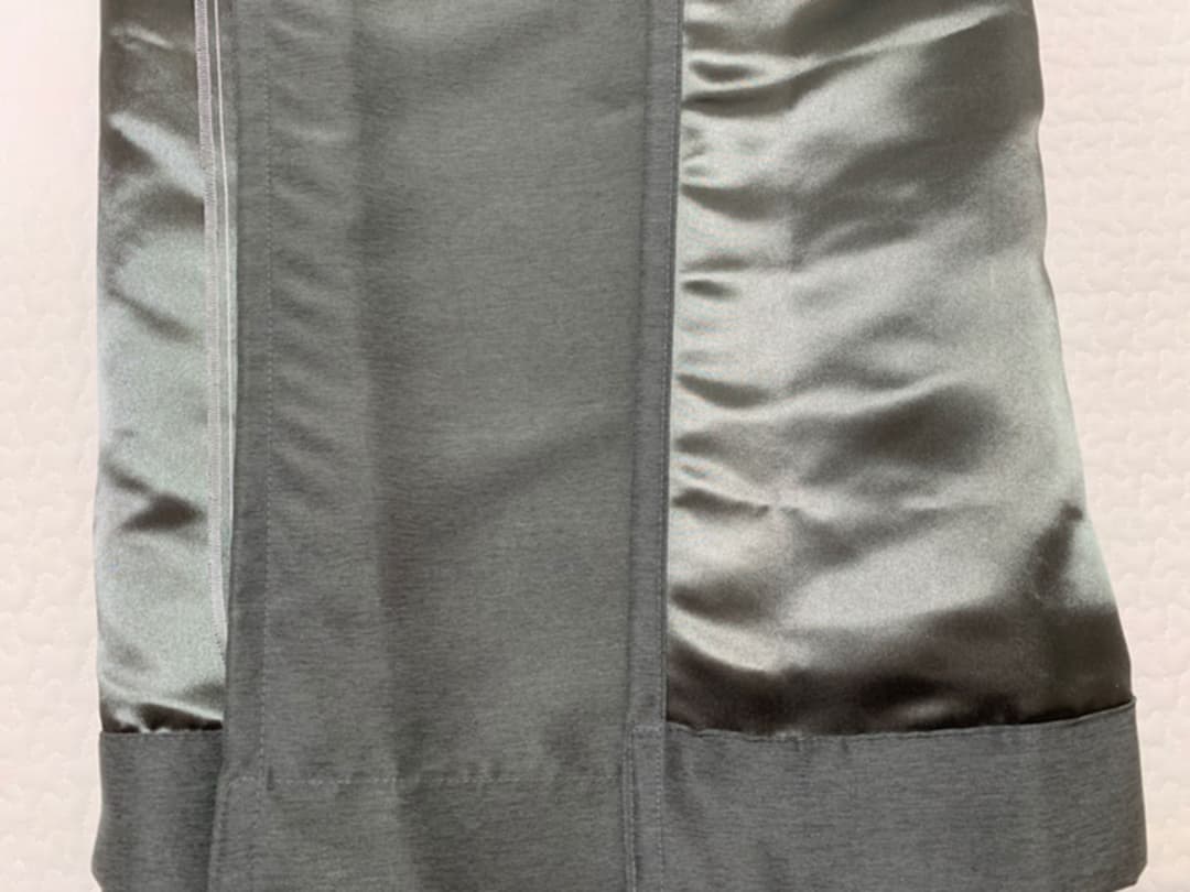 幅色カーテン 200cm 二枚ペア 濃いグリーン 緑