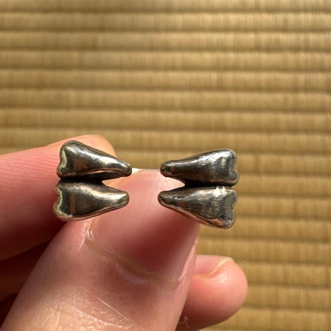 シルバー925 リング　クローバー