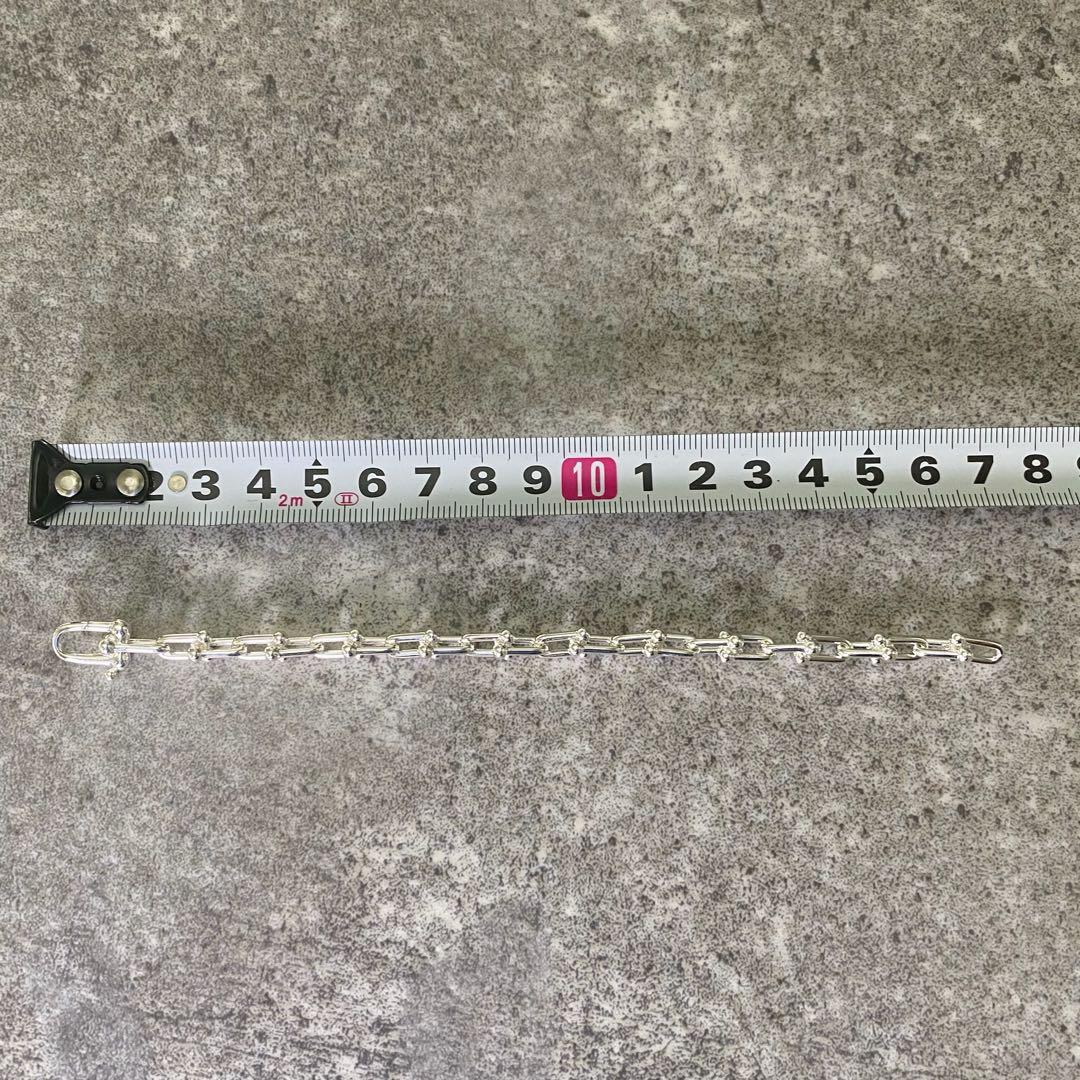 極美品 ティファニー ハードウェア スモール リンク ブレスレット