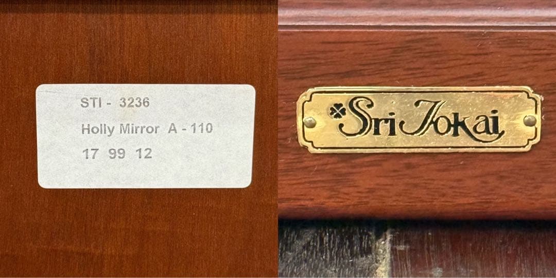 H19K9c 東海家具 Sri TOKAIウォールミラー