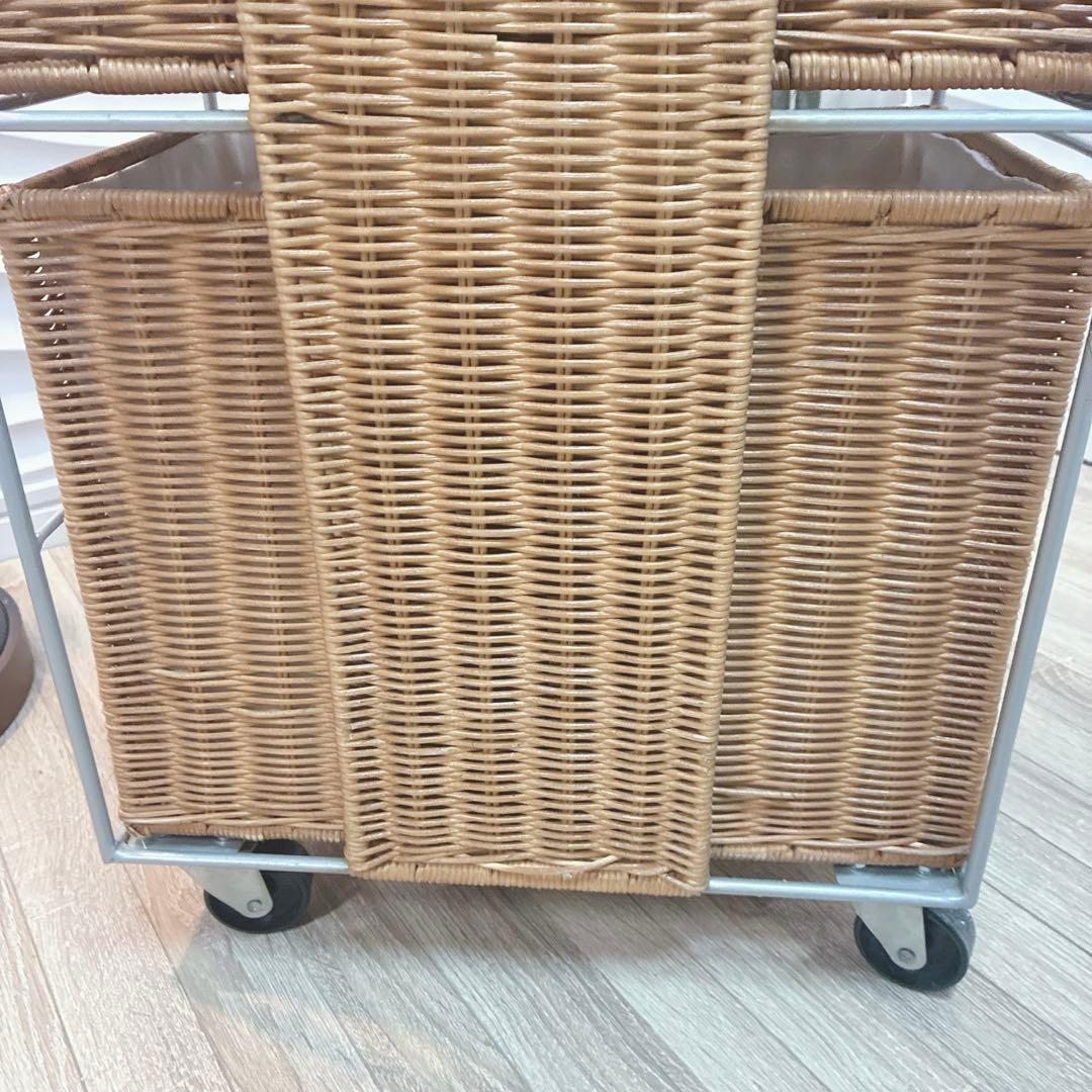 ◇ベルメゾン◇ランドリーチェスト◇ラタン収納◇