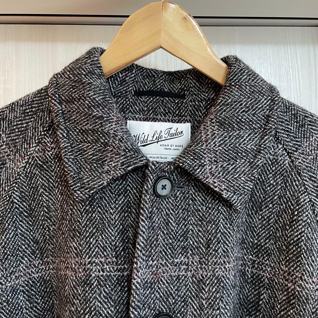 【美品】ワイルドライフテーラー　ウールステンカラーコート　Mサイズ